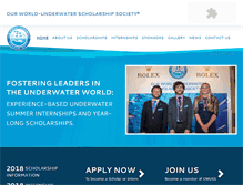 Tablet Screenshot of owuscholarship.org